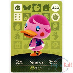 Carte Amiibo Animal...