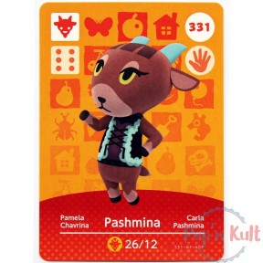 Carte Amiibo Animal...